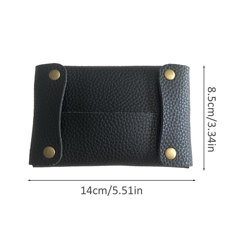 Карманный держатель для салфеток, мягкий держатель для салфеток, многоразовый дорожный чехол из бумаги и искусственной кожи, гигиенические пакеты для ванной комнаты, маленькие