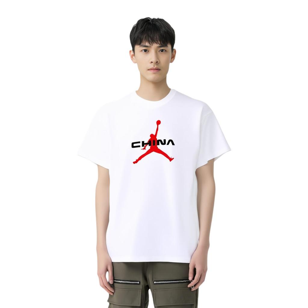 Jordan Мужская белая футболка с пандой DD0200-100