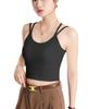 Kayuuhin Beautiful Back Short Length with Tank Underwear Solid Popular Stylish and Easy To Perfect for Sports and Everyday Wear Women's Camisole,