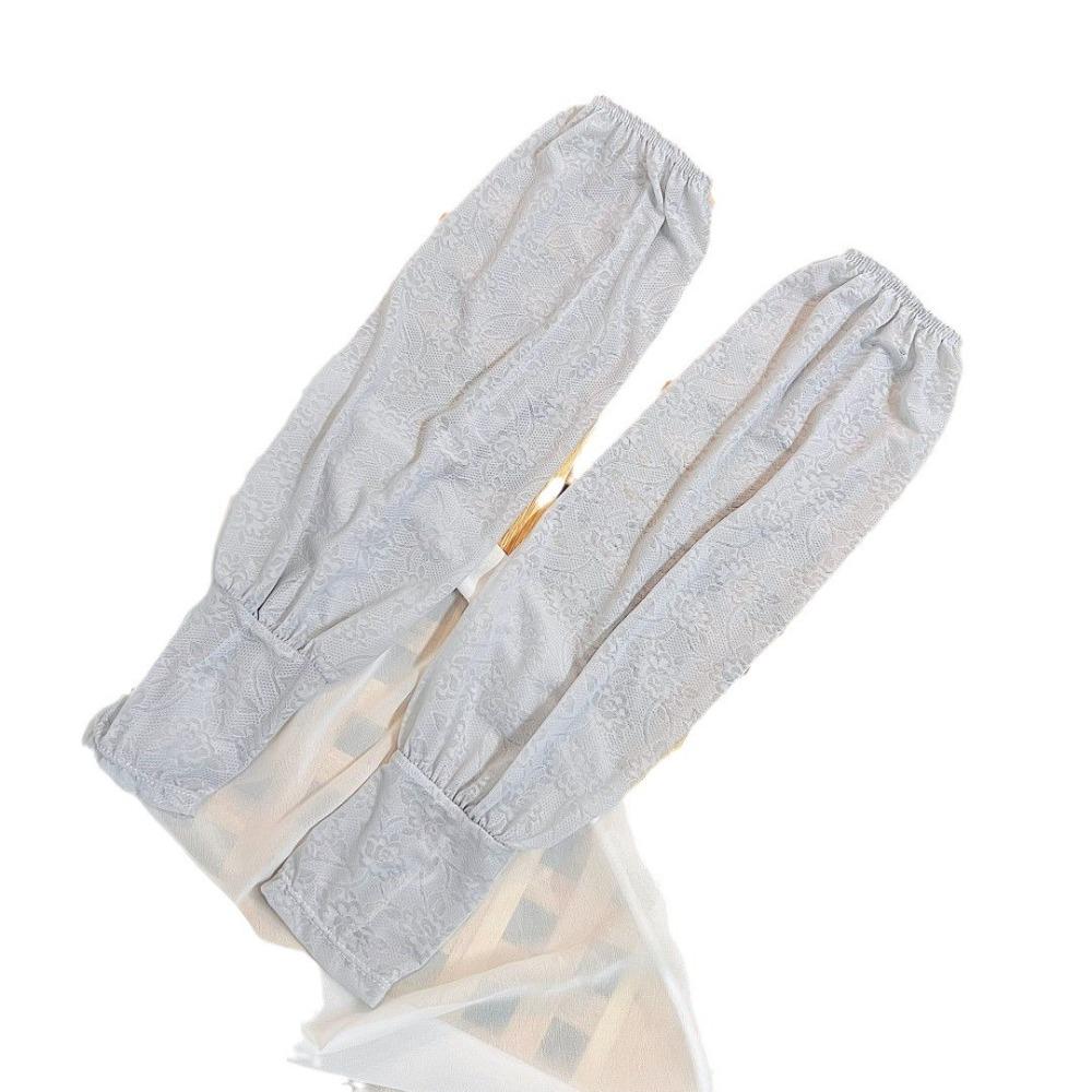 Дышащие рукава из ледяного шелка, защита от УФ-лучей, длинные перчатки из ледяного шелка, модный солнцезащитный рукав, спорт