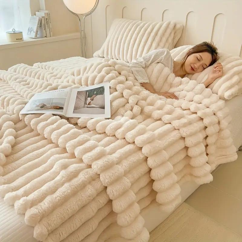 Плюшевое одеяло Falei Плюшевое одеяло Noon Sleeping Одеяло Coral Velvet Cover Одеяло Winter Thick Plush Blanket