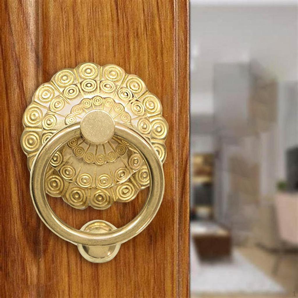 Brass Door Pull for Front Entrance, Vintage Gate Handle Wooden Structures