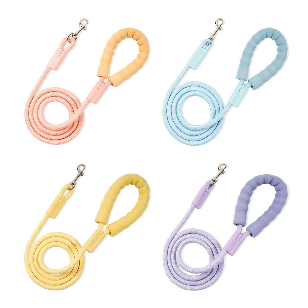 Summer Dopamine Dog Leashes with Cotton Handle Durable Pet Training Rope Anti-Lost Adjustable Pet Supplies Pet