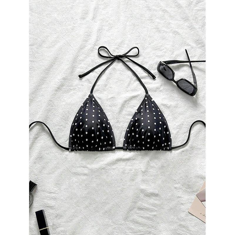 TS JYL-BK008 Printed Two-Piece Bikini Set, Sexy Slim Fit Swimwear For Seaside Vacation