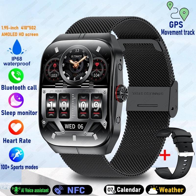 Новый HD экран ДляWatch 4 Pro Спортивные Умные Часы Мужские GPS Трек Водонепроницаемые Bluetooth Звонки NFC Умные Часы