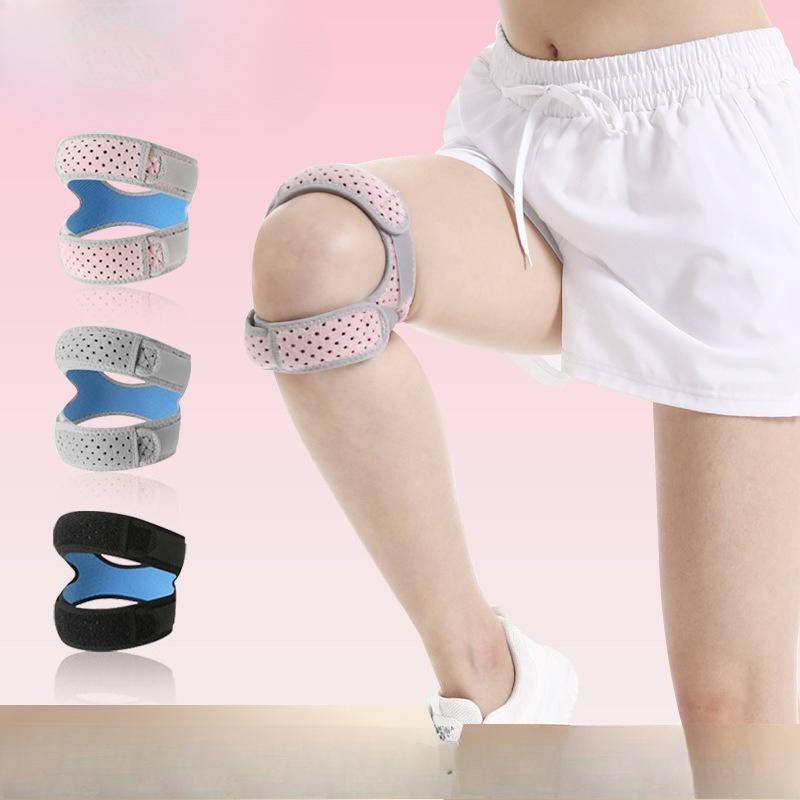 Patella Belt Summer Men's and Women's Sports Professional Silicone Running Fitness Skipping Rope Adjustable Meniscus Knee Pads