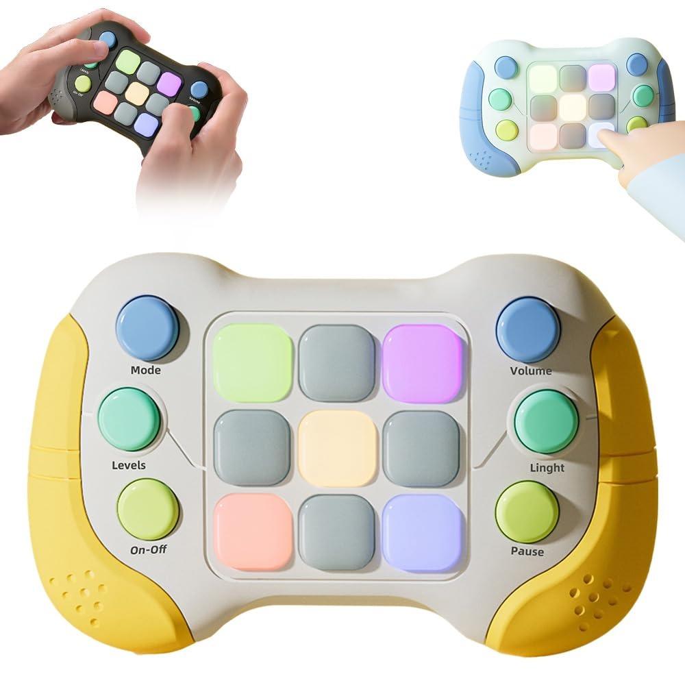 Light Up Нажмите Нажмите Игра Память Игра Распаковка Электронная Игрушка Электрическая Музыкальная Мыльные Пузыри