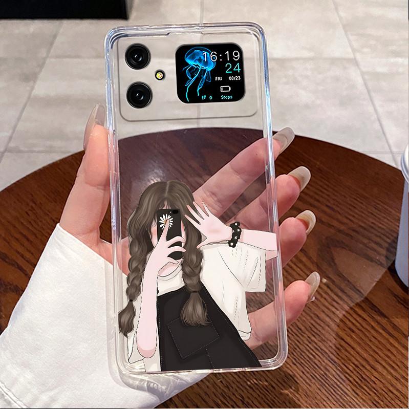 Ins New Fashion Phone Case For Cubot A20 Clear Soft Case Funy Fluffy Kitten Silicone Shockproof Cover For Cubot A20 Casing