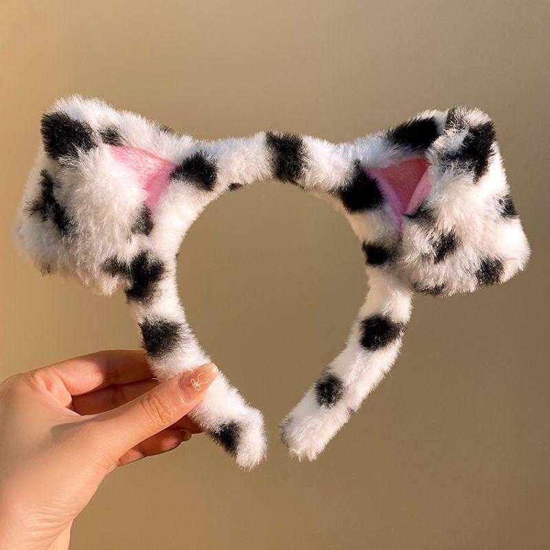 Cute Panda Plush Makeup Headband for Women – Cartoon Ear Design