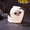7Pcs/set Cartoon Halloween Ornaments Luminous Ghost Animal Minaitures Micro Landscape Diy Resin Crafts