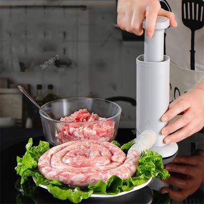 Ручная машина для набивки колбас Мясной шприц Наполнитель Набор для приготовления Колбасная машина Домашняя машина для приготовления фрикаделек Кухонные инструменты Принадлежности