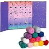 Crochet Society Advent Calendar 2025, 25-Day Crochet Countdown Calendar with Yarn, Patterns Tutorials, DIY Craft Crochet Gifts for Knitters