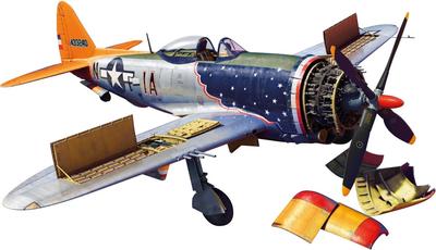 Miniart Масштабная модель Американский Thunderbolt Продвинутый набор Пластиковая модель MA48029 1/48 P-47D-30RA