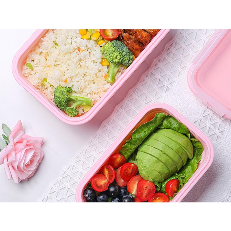 1 шт./1 комплект, силиконовый складной ланч-бокс, контейнер для хранения продуктов питания, портативный портативный для пикника, кемпинга, кемпинга, 1 шт./1 комплект