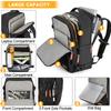 Дорожный рюкзак большой вместимости для мужчин и женщин с USB-портом для зарядки и разделительными сумками для влажной и сухой уборки, деловая сумка для выходных