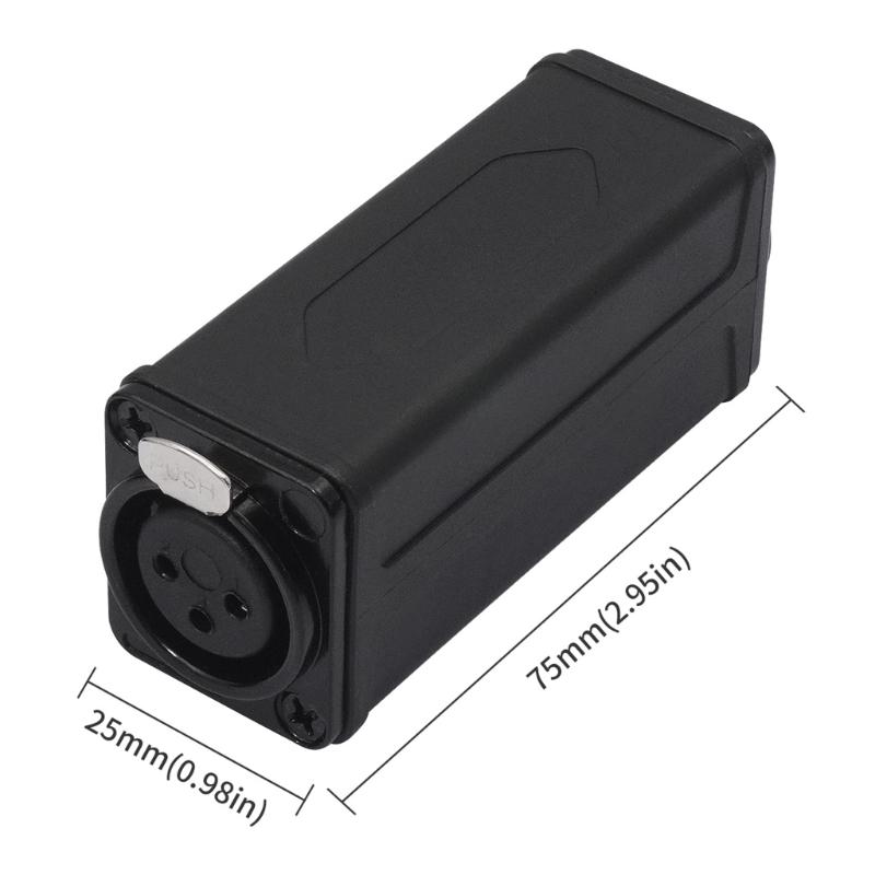 Professional 3Pin XLR Male to Female Auditory Connector for Studio Recording and Live Sound Systems