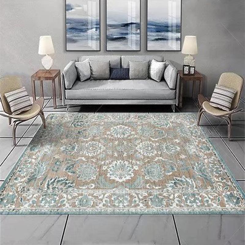 Персидский винтажный ковер для гостиной в старинном стиле 200x300 Ковер для лаунжа Декор для спальни Большой прикроватный ковер Моющиеся Нескользящие коврики