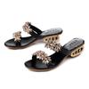 Women Shoes Slippers Summer Beach Sandals Fashion Women Rhinestone Outdoor Slippers Flip Flops Shoes Women Mujer