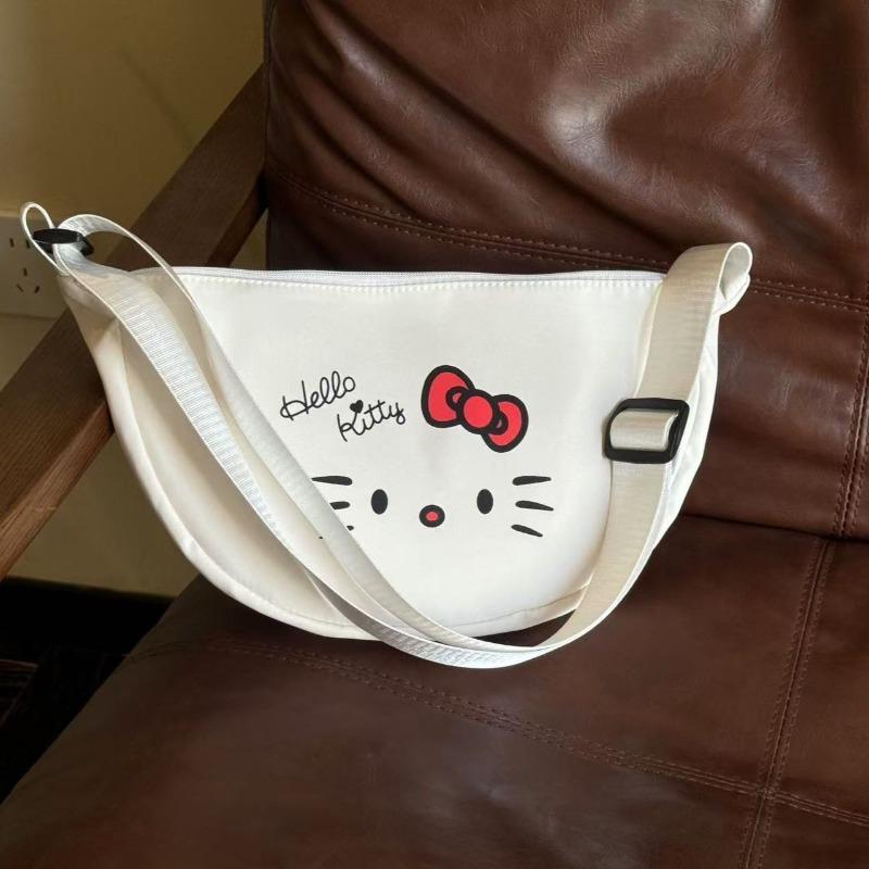 Оксфордская сумка-мессенджер HelloKitty, повседневная сумка на плечо, женская, японский стиль, нишевая сумка-пельмень, сумка Мори A