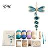 Handcrafted Yard Ornaments Crochet Spiral Hanging Kit, DIY Garden Animal Craft Patterns Ornament Making Kit for Adults, Handmade Door Decoration Home