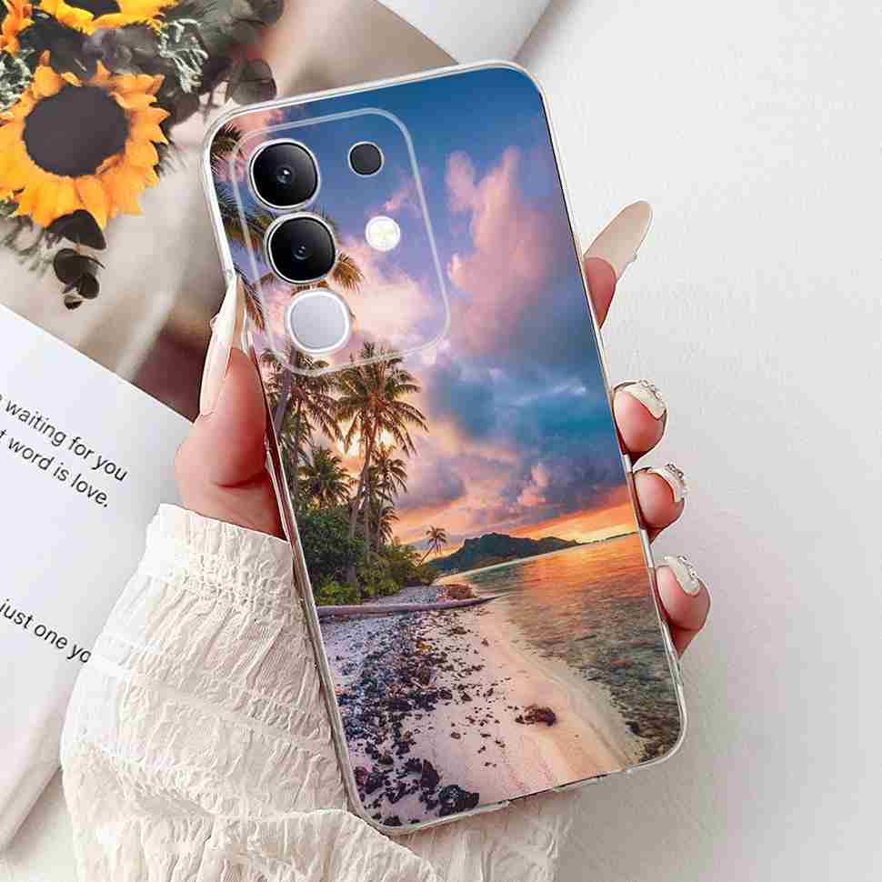 For Vivo Y29 4G Case Cute Couple Cat Butterfly Cover Soft Silicone Phone Cases For Vivo Y 29 Y29 4G Fundas Coque 6.68"