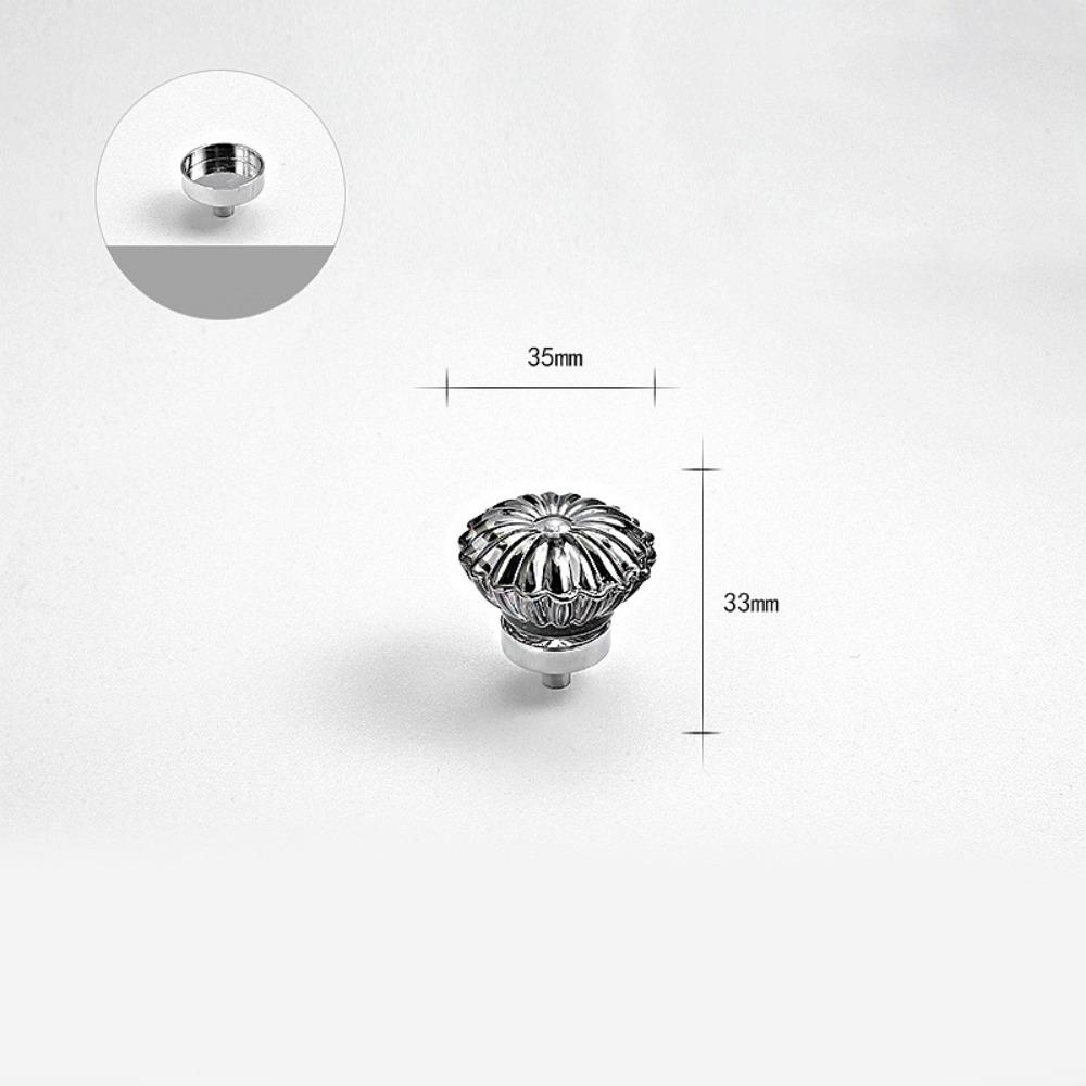 Золотисто-серые прозрачные хрустальные мебельные ручки Прочные Превосходный дизайн Хрустальные ручки Мебельная ручка для комода для кухни ванной