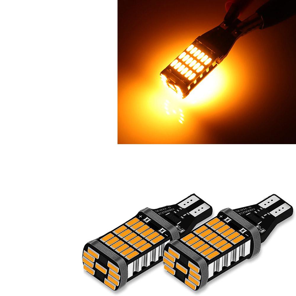 2 светодиодных лампы высокой мощности 45 шт. 4014SMD супер яркие 1200LM для замены фонарей заднего хода автомобиля белые