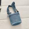 Джинсовая сумка Студенческая наплечная сумка Женская сумка кроссбоди Сумка для мобильного телефона