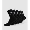 Gymshark Носки Crew Socks 5pk Black I3a1y Bbbb
