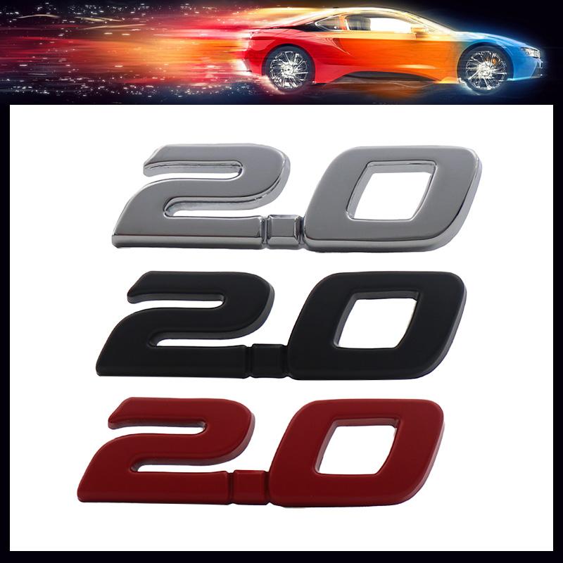 3D Premium 2.0 for Car Fender Trunk Rear Bonnet Decal Emblem Badge Sticker Accessories