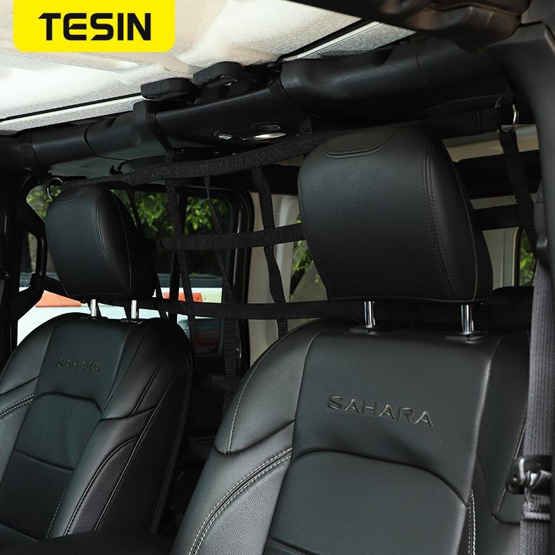 Изолирующая сетка на заднее сиденье автомобиля, 2/4 двери, барьер для заднего сиденья автомобиля, разделительная сетка для собаки, для Jeep Wrangler JK JL JT