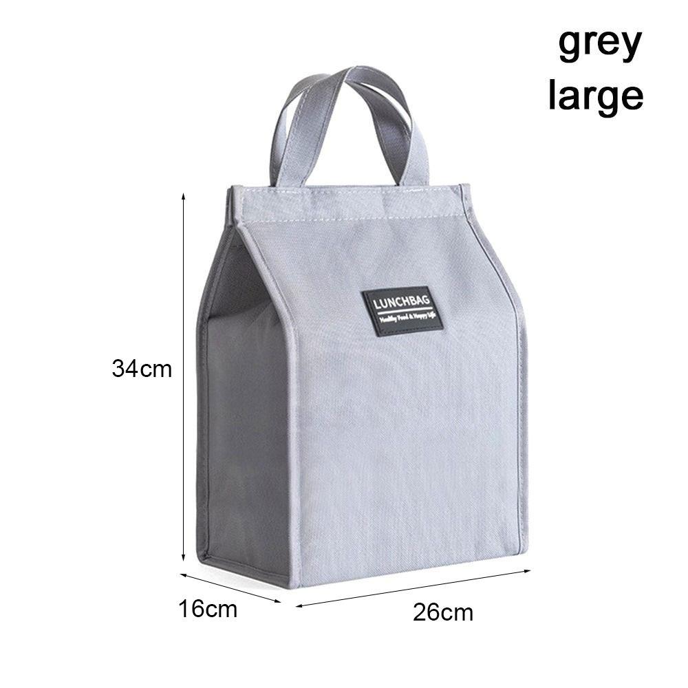 1Pcs New S/M/L Insulated Thermal Bag Waterproof Portable Lunch Box Storage Bag Kid Student