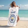 Personalized Juventus Badge Beach Towel Microfiber Beach Towel Thin Absorbent for Beach Swimming Yoga Bath Sports. 0910142