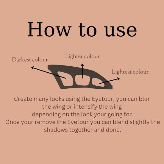 1/2/4Pcs Eyeshadow Stencil Tool Washable Reusable Eyeshadow Assistant Eyeshadow Drawing Guide Card Professional Eyeshadow Mapping Template