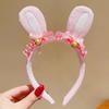 Год Обруч для волос Заячьи ушки Обруч для волос Корейский стиль Повязка на голову Детская повязка на голову Обруч для волос с кошачьими ушками