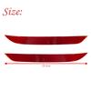 2 Pcs Rear Left and Right Bumper Reflector Light Set For Honda Accord 2016-2017 Brake Lamp HO1185111 33505T2AA11 33555T2AA11