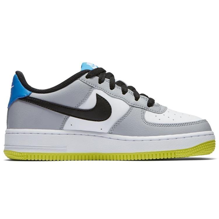 Nike Air Force 1 Low Wolf Grey Black White GS 596728-051