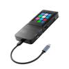 USB-хаб док-станция с сенсорным управлением, ЖК-экраном, RJ45, слотами для карт памяти (SD/TF), поддержкой PD 100 Вт, HDTV 3840*2160 для ноутбука