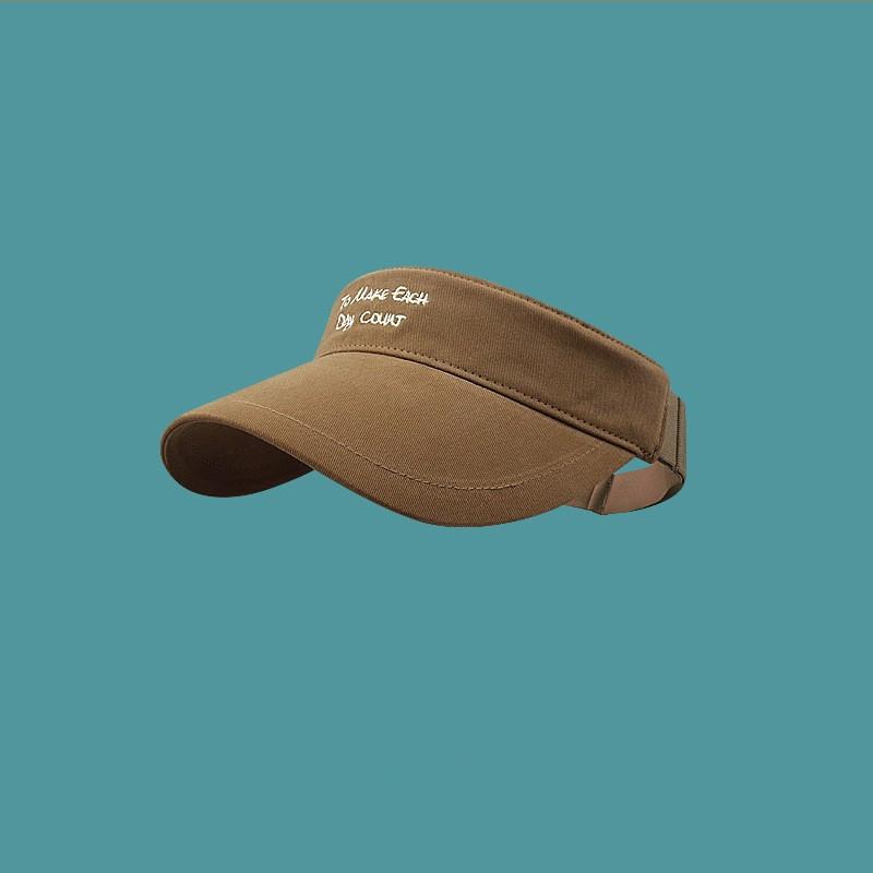 2024 новая шляпа женская летняя интернет-знаменитость пустая шляпа-цилиндр для занятий спортом на открытом воздухе кепка для бега топлесс солнцезащитная шляпа