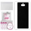 apgo Защитная наклейка-скин для задней панели, совместимая с Sony Xperia 8 Lite, Пленка-обертка, Фольга, Винил - Узор Матовый черный