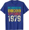 Birthday Awesome Since September 1979 Old Bday Gift Unisex T-Shirt