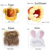 Funny Cute Dog Cat Headwear Pet Headdress Birthday Party Costume Cats Cap Hat Pet Accessories