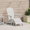 Adirondack Chair White 82 x 74 x 92 cm HDPE