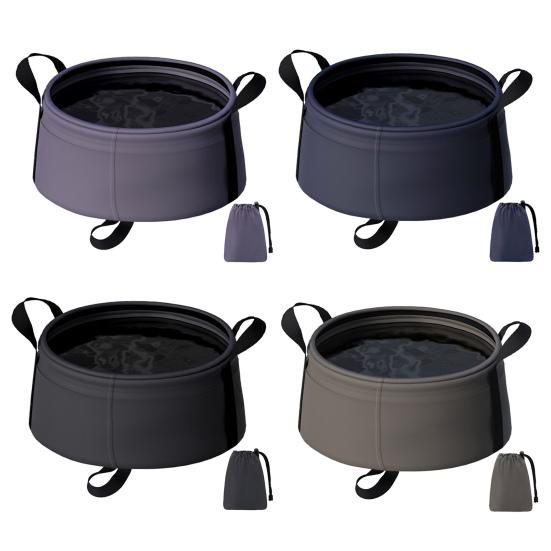 Портативный складной таз для воды, большая емкость, таз для хранения, устойчивая герметичная конструкция, складной умывальник