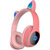 Милые Светящиеся Bluetooth-наушники с кошачьими ушками для детей - Модные Беспроводные Наушники для Девочек