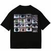 Summer Oversized Men Hip Hop Streetwear T Shirt Eyes Printed Harajuku Y2K T-shirt Cotton Casual Shirt Short Sleeve Tops Tees