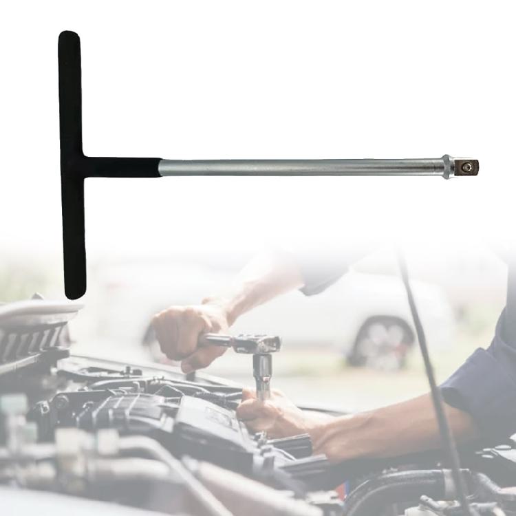 Торцевой ключ Т-образный универсальный с приводом 1/2'' Стальной ключ Ключ с нескользящей рукояткой