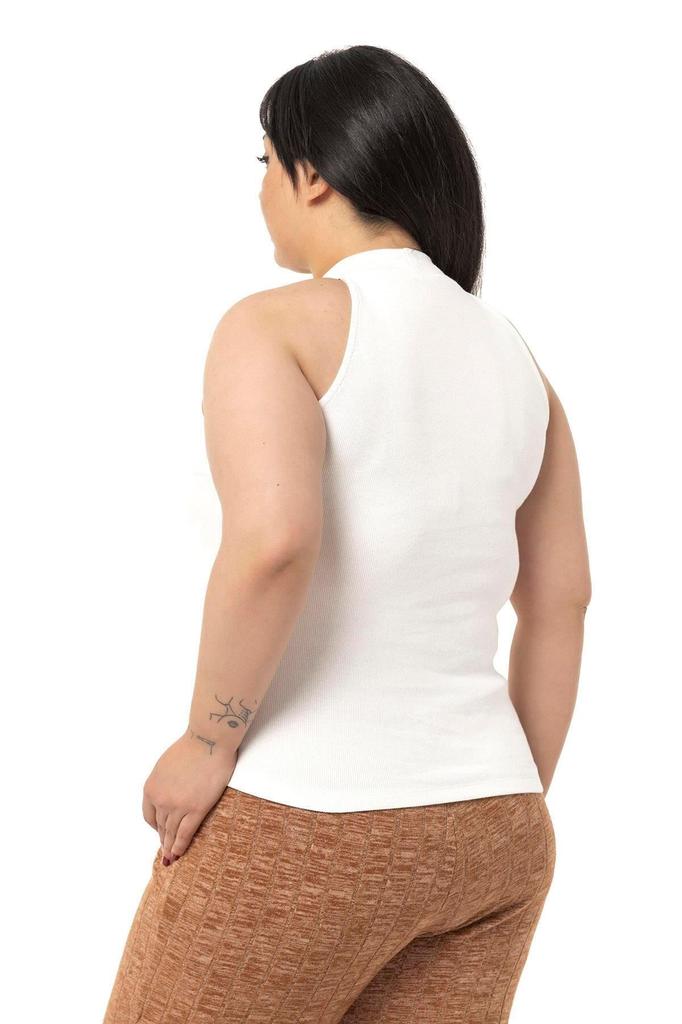 Женский стиль, большой размер, боди, большие размеры, воротник с лямкой на шее, полуводолазка, ребристая камзол, зеленое боди