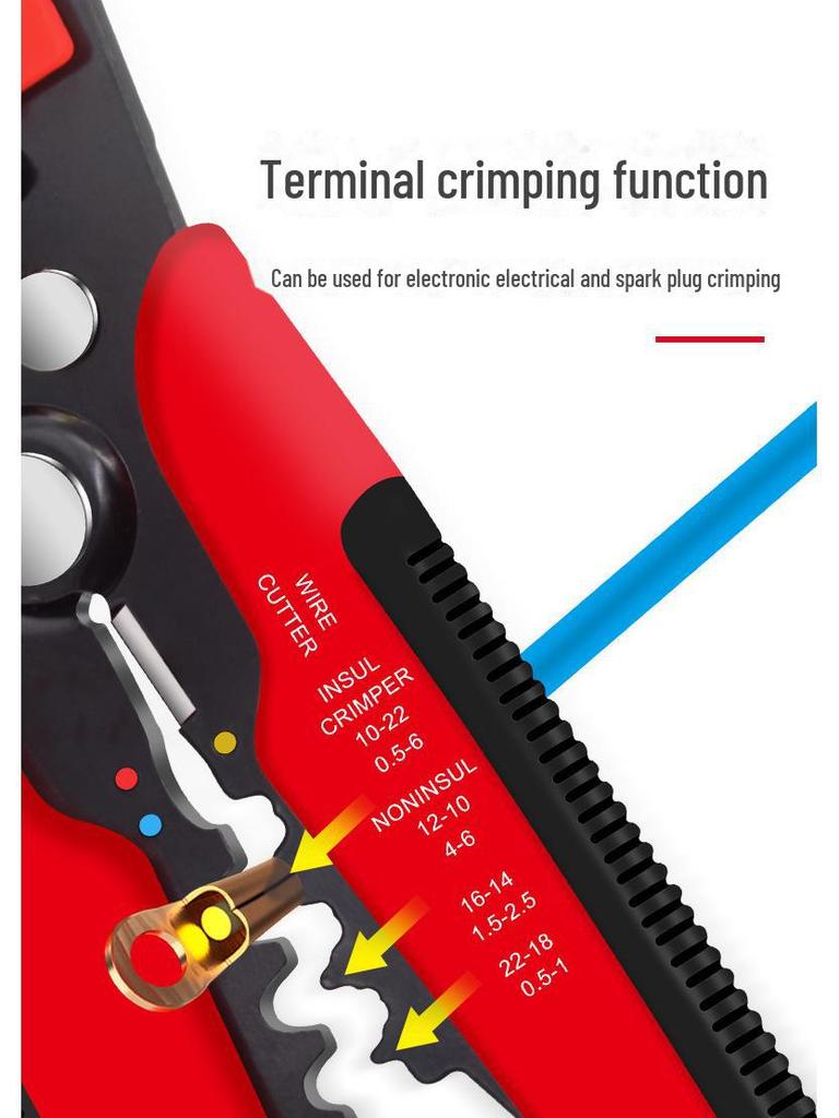 Многофункциональные клещи для зачистки, обжима и резки проводов электрика