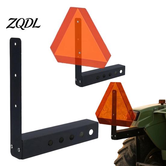 Construction Site Sign Mount Slow Moving Vehicle Bracket, Mounting Bracket for 2 Inch Receiver UTV Durable Metal Support Tractor, Heavy Duty